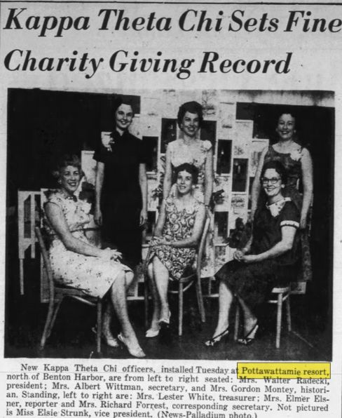 Pottawattamie Resort Motel - June 8 1960 Article
